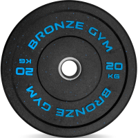 Диск бамперный BRONZE GYM 20кг