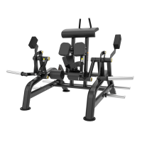Сгибание ног стоя на свободных весах Protrain LXP112