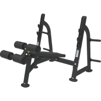 Скамья для жима с отрицательным наклоном BRONZE GYM BR-1013